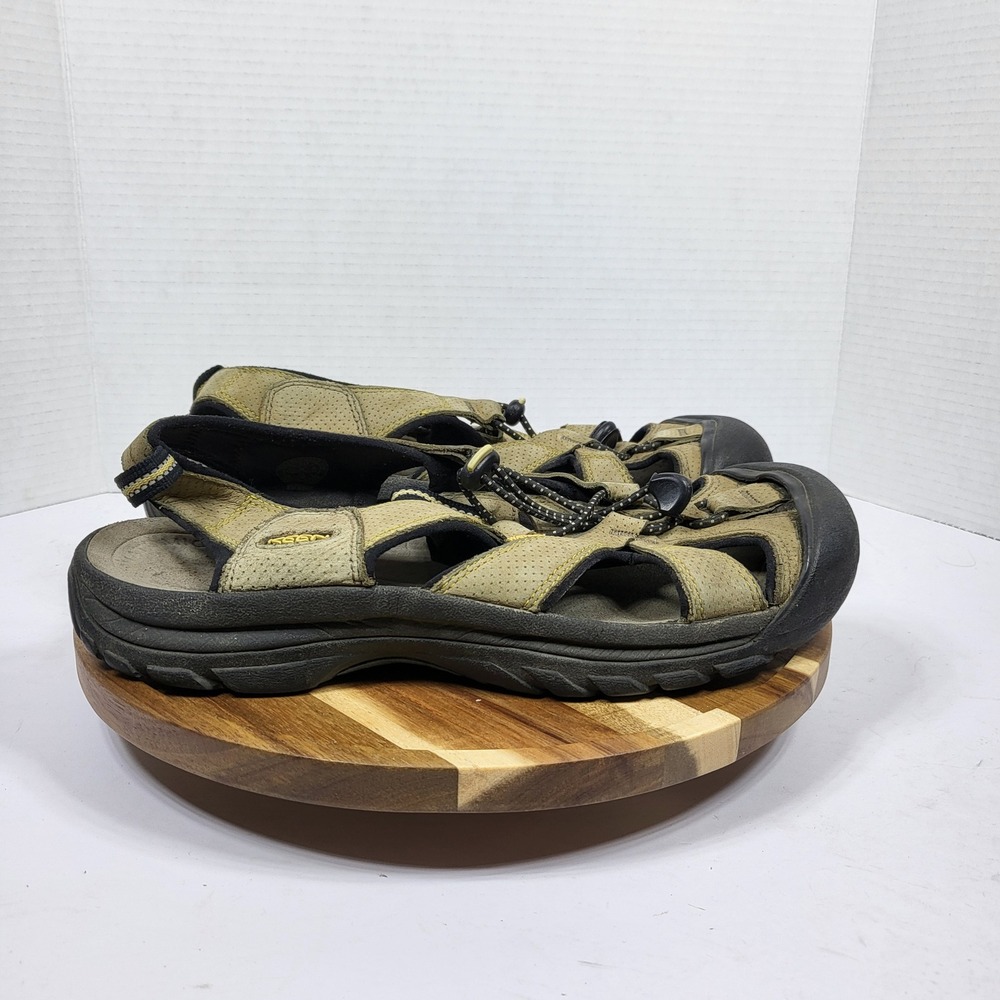KEEN Arroyo II Hiking Sandals‎ Men Size 10 Tan Black Waterproof Leather